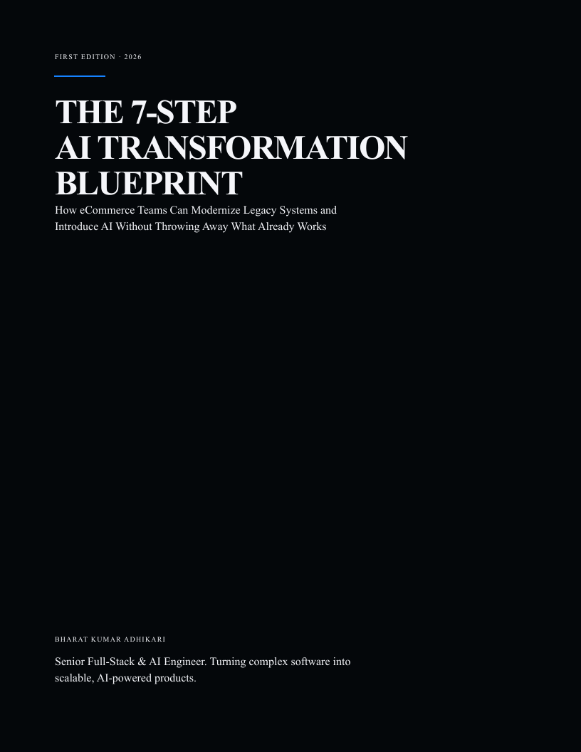 Cover: The 7-Step AI Transformation Blueprint